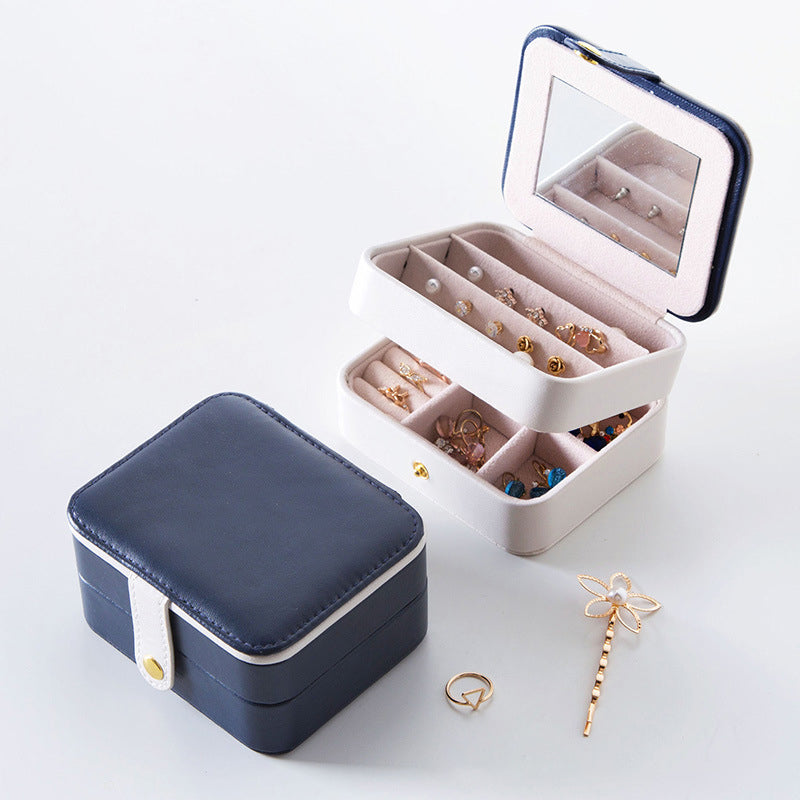 Leather Square Jewelry Box