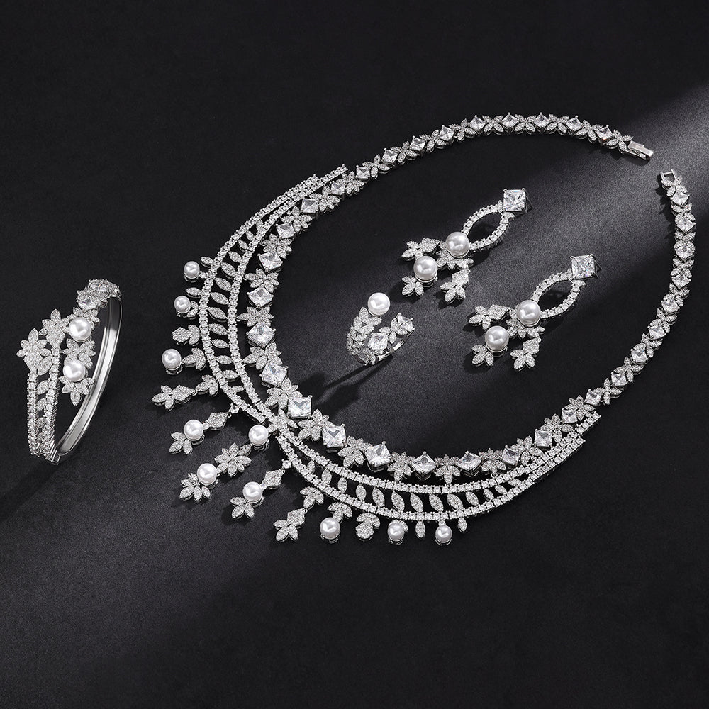 Luxury Pearl Diamond Butterfly Collection