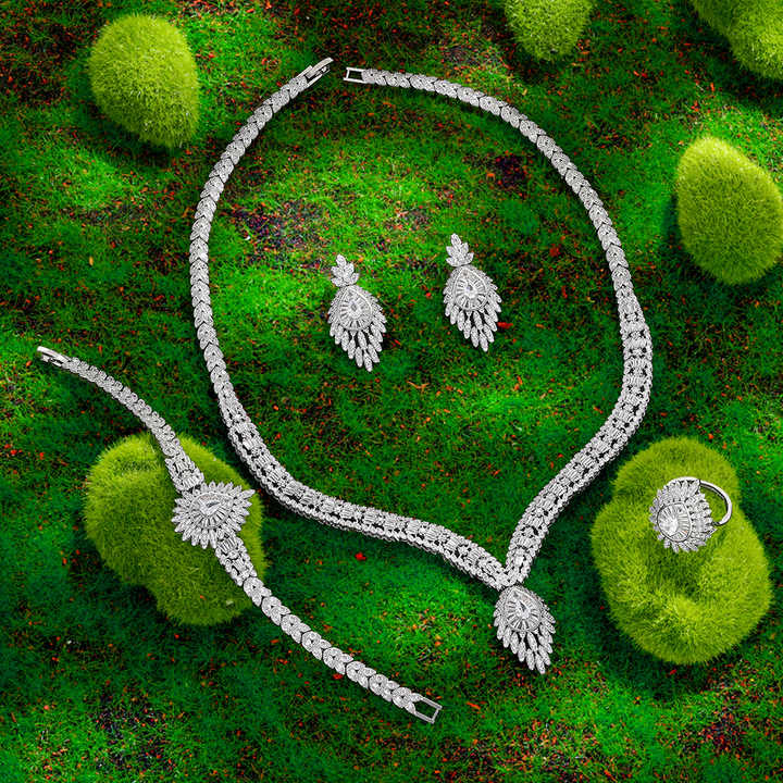 Radiant Sunflower Luxury Jewelry Set