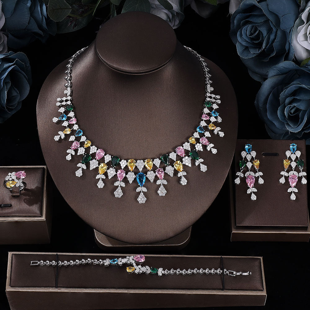 Opulent Blooming Butterfly Jewelry Collection