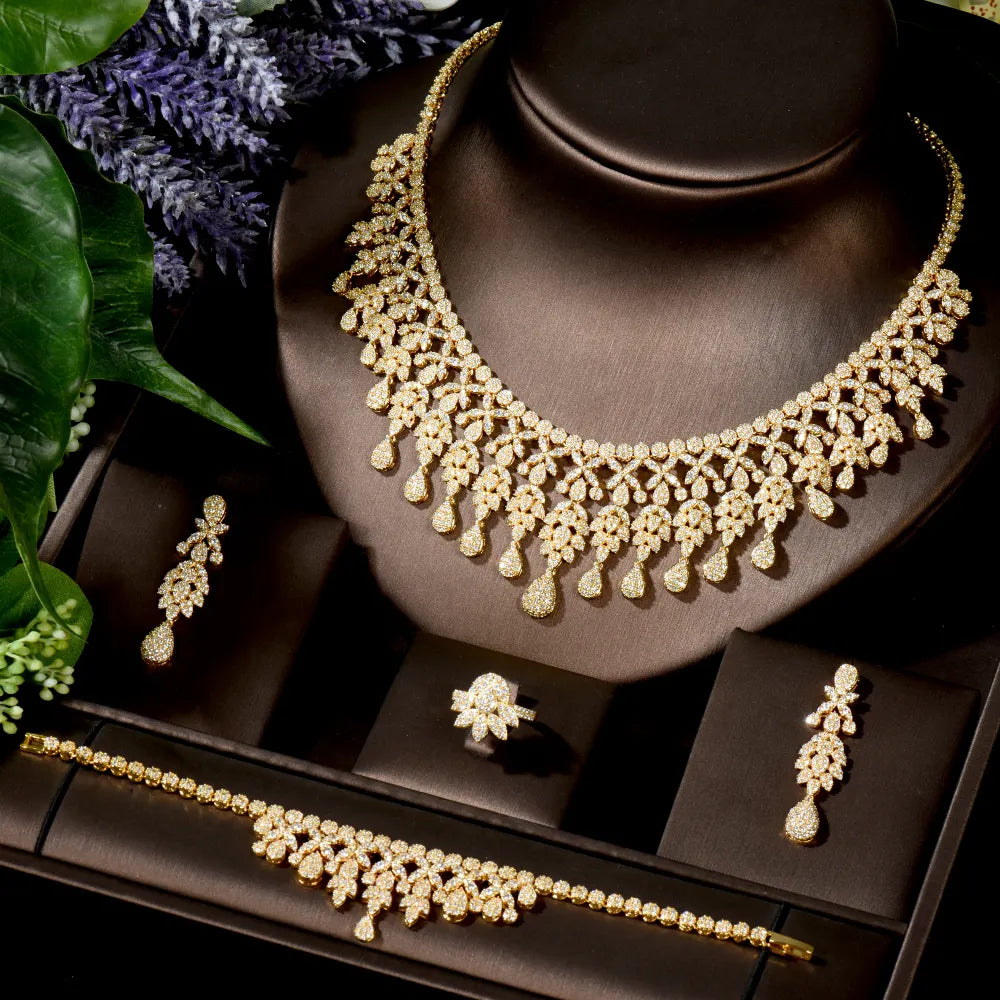 Luxury Diamond Jewelry Set