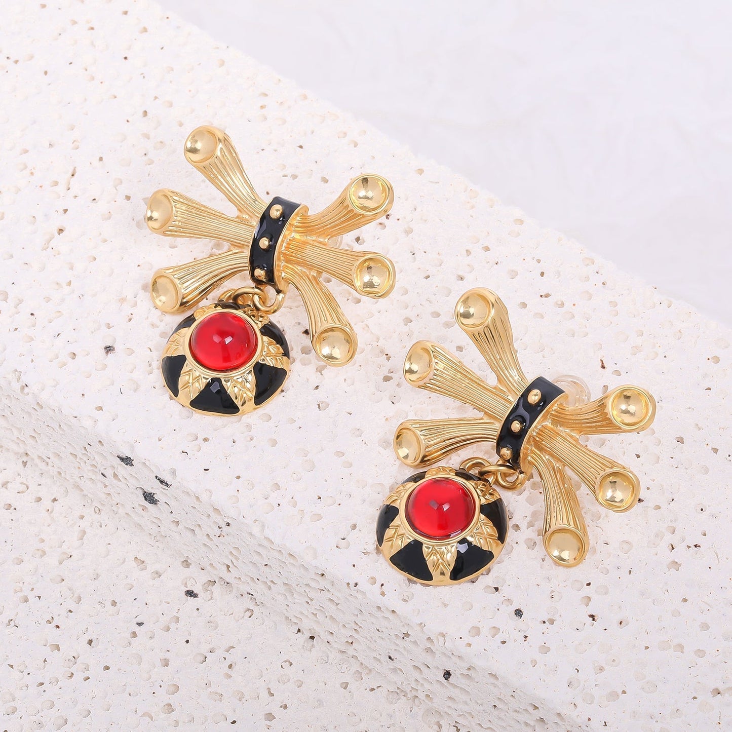 Vintage Spider Drop Earrings