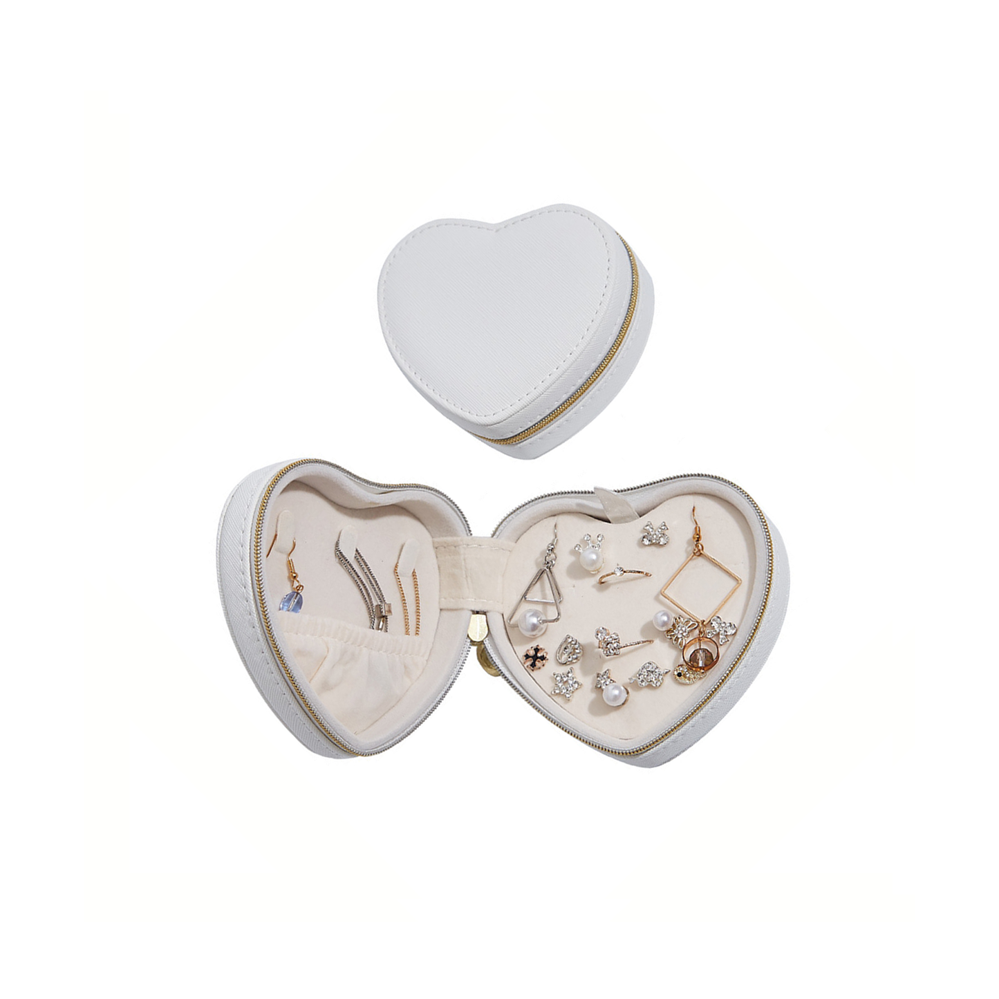 Heart-Shaped Jewelry Storage Box