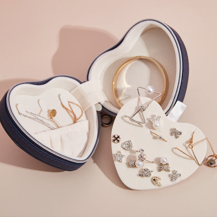 Heart-Shaped Jewelry Storage Box