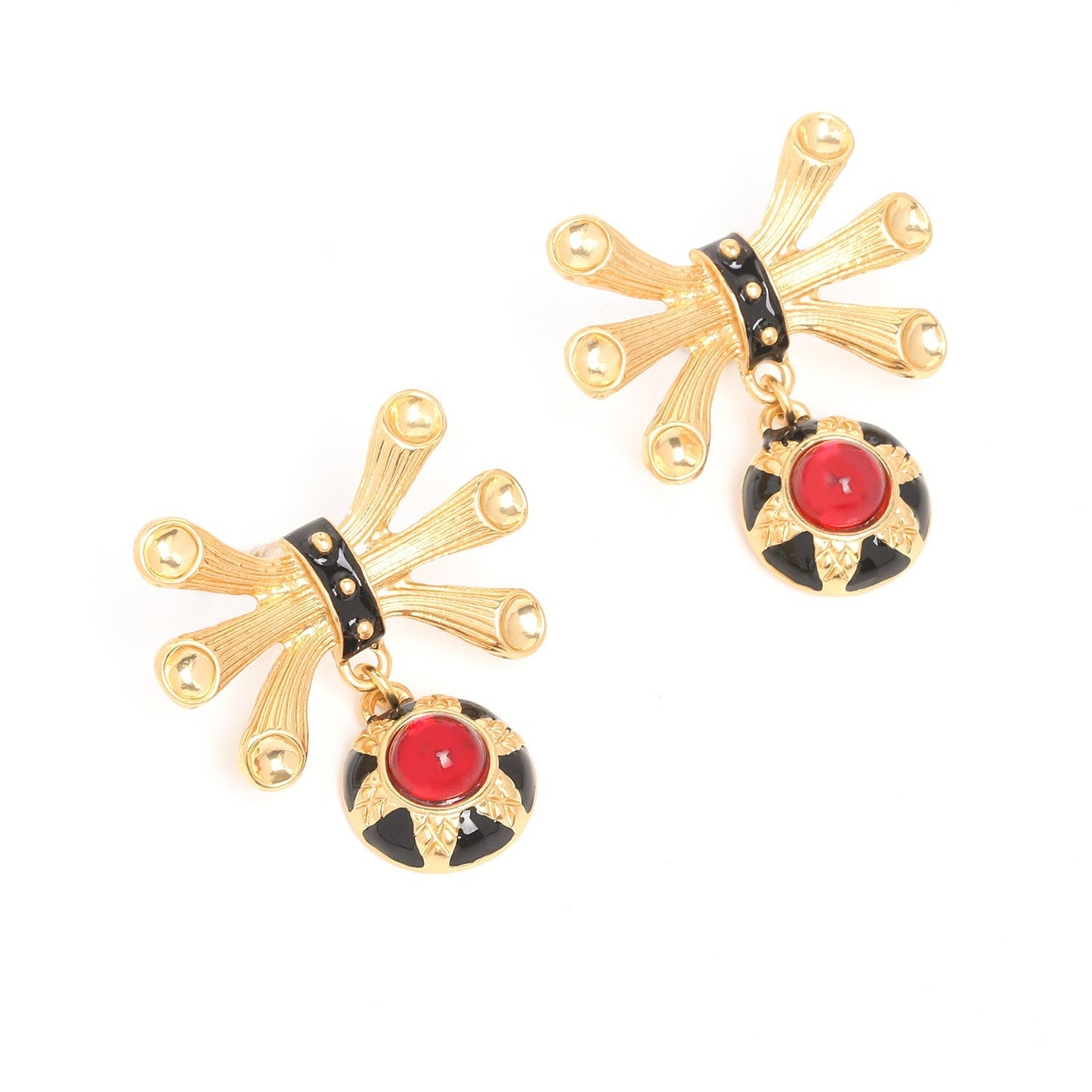 Vintage Spider Drop Earrings