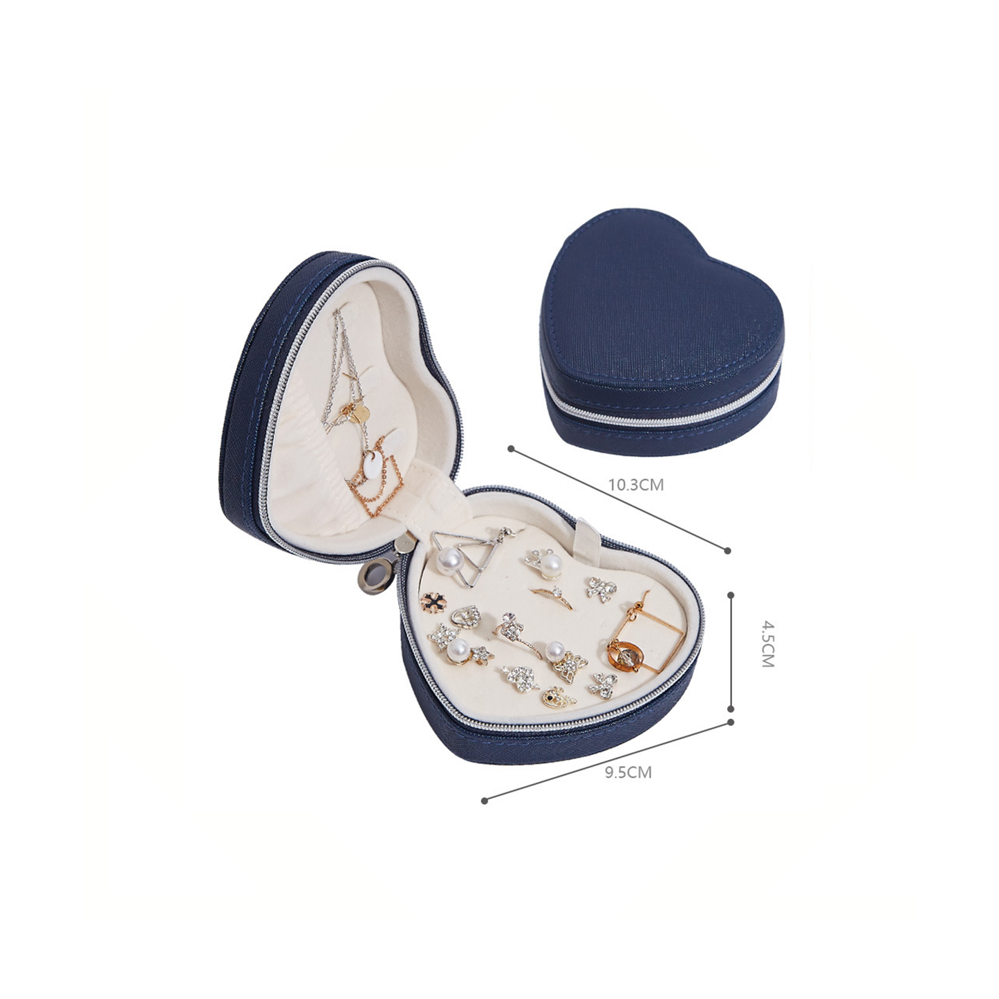 Heart-Shaped Jewelry Storage Box