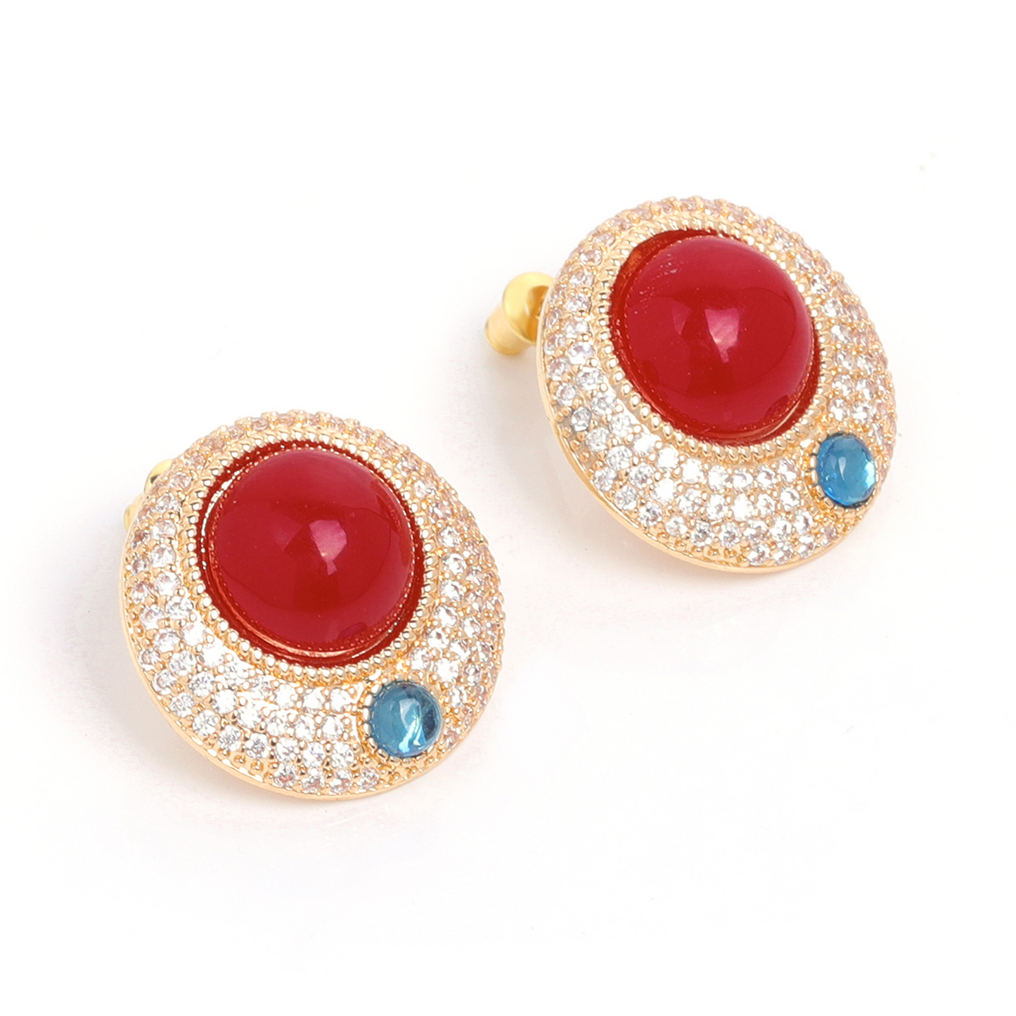 Ruby Stud Earrings