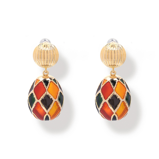 Hot Air Balloon Drop Earrings