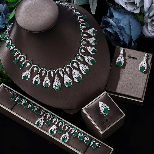 Dubai Big Water Drop Jewelry set