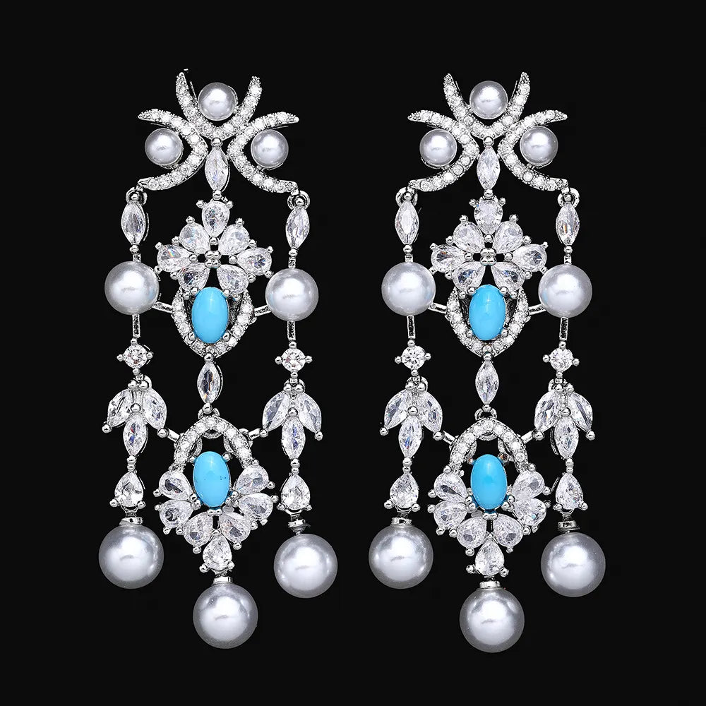 UAE Luxury CZ 4-Piece Jewelry Set for Women