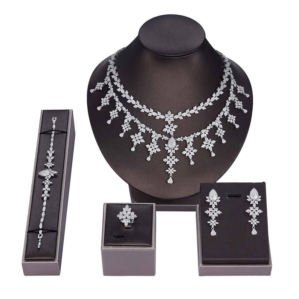 High-quality luxury 4-piece jewelry set