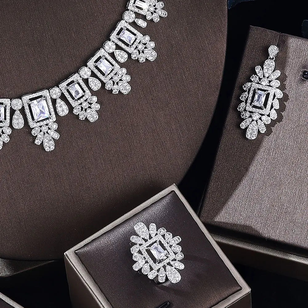 Nigeria  Bridal Zirconia Jewelry Sets