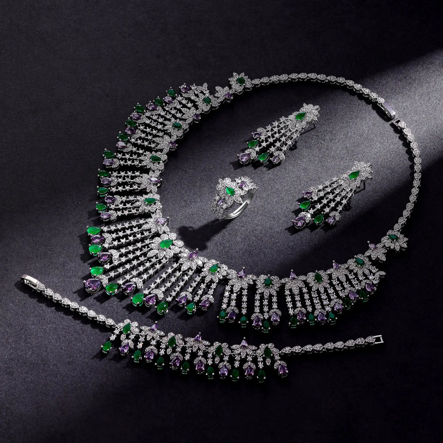 Dubai Fashion Full Jewelry Set for Women – Wedding & Party Accessories