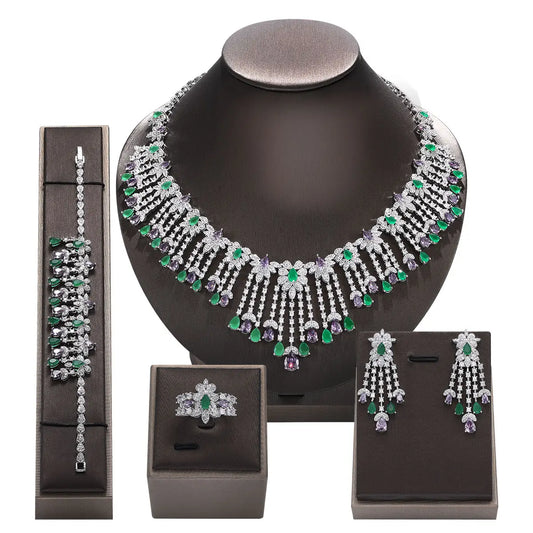 Dubai Fashion Full Jewelry Set for Women – Wedding & Party Accessories