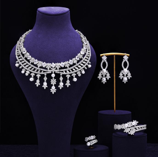 Luxury Pearl Diamond Butterfly Collection